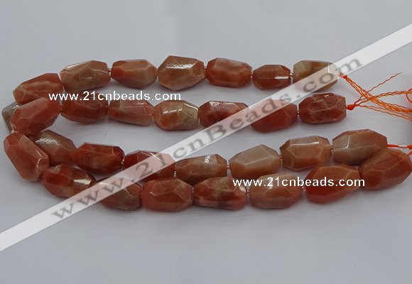 CNG5091 15.5 inches 13*18mm - 15*25mm faceted nuggets sunstone beads