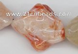 CNG51 15.5 inches 25*35mm nuggets agate gemstone beads