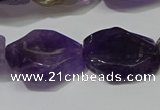 CNG5104 15.5 inches 14*20mm - 18*25mm freeform amethyst beads