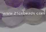 CNG5117 15.5 inches 14*20mm - 18*25mm freeform matte amethyst beads