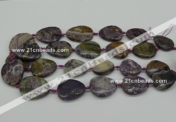 CNG5157 15.5 inches 16*22mm - 30*35mm freeform charoite beads