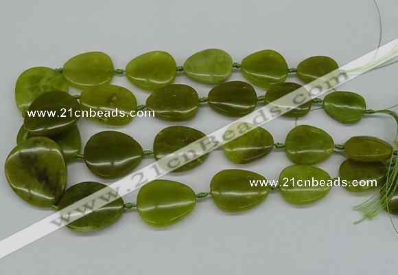 CNG5160 15.5 inches 16*22mm - 30*35mm freeform Korea jade beads