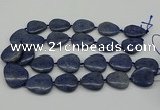 CNG5164 15.5 inches 16*22mm - 30*35mm freeform blue dumortierite beads