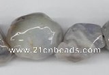 CNG52 15.5 inches 24*30mm nuggets botswana agate gemstone beads
