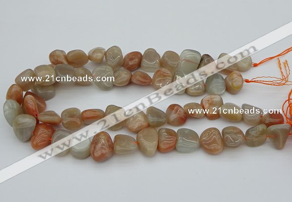 CNG5251 15.5 inches 13*18mm - 15*20mm nuggets moonstone beads