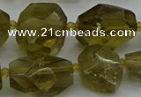 CNG5281 15.5 inches 12*16mm - 18*25mm faceted nuggets lemon quartz beads