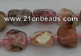 CNG5292 15.5 inches 8*12mm - 15*20mm nuggets pink opal gemstone beads