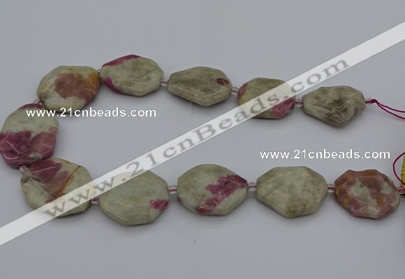 CNG5312 15.5 inches 20*30mm - 35*45mm freeform tourmaline beads