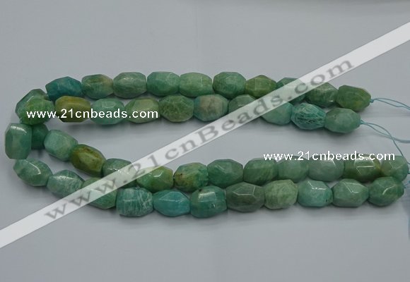 CNG5320 15.5 inches 12*16mm - 13*18mm faceted nuggets amazonite beads