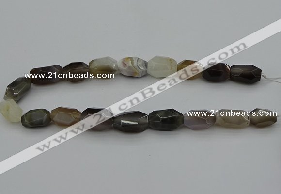 CNG5322 15.5 inches 12*16mm - 15*25mm faceted nuggets agate beads