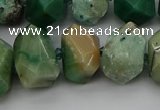 CNG5329 15.5 inches 12*16mm - 15*20mm faceted nuggets African jade beads