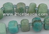 CNG5378 15.5 inches 8*12mm - 12*16mm nuggets amazonite beads