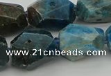 CNG5388 15.5 inches 12*16mm - 15*25mm faceted nuggets apatite beads