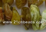 CNG5430 12*16mm - 20*28mm nuggets yellow opal beads wholesale