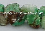 CNG5433 10*14mm - 20*30mm nuggets Australia chrysoprase beads