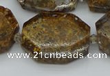 CNG5454 15.5 inches 20*30mm - 35*45mm faceted freeform opal beads