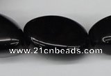 CNG55 15.5 inches 10*12mm - 20*35mm nuggets black agate beads