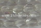 CNG555 15.5 inches 7*10mm nuggets white crystal beads