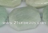 CNG5691 15.5 inches 20*30mm - 35*45mm faceted freeform amazonite beads