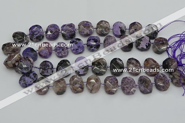 CNG5697 15.5 inches 13*18mm - 15*20mm faceted freeform charoite beads