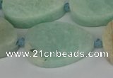 CNG5702 15.5 inches 22*30mm - 28*35mm freeform amazonite beads