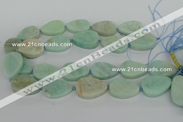 CNG5702 15.5 inches 22*30mm - 28*35mm freeform amazonite beads