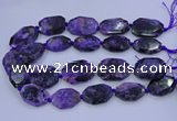 CNG5715 15.5 inches 25*35mm - 30*40mm faceted freeform charoite beads