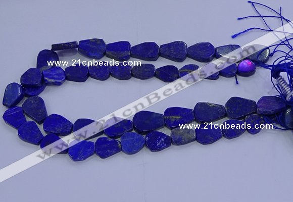 CNG5716 15.5 inches 12*16mm - 15*20mm freeform lapis lazuli beads