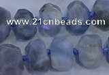CNG5718 15.5 inches 10*14mm - 13*18mm faceted nuggets aquamarine beads
