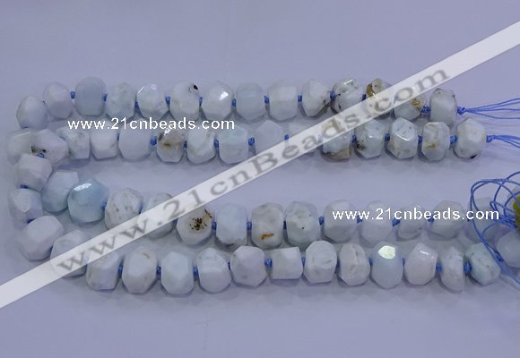 CNG5720 15.5 inches 10*14mm - 13*18mm faceted nuggets larimar beads