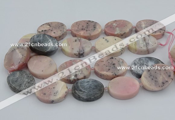 CNG5747 15.5 inches 25*35mm - 30*40mm freeform pink opal beads