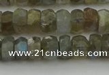 CNG5752 15.5 inches 6*9mm faceted nuggets labradorite beads