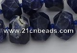 CNG5763 15.5 inches 12*16mm - 15*20mm faceted nuggets sodalite beads