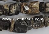 CNG577 5*10mm – 11*15mm nuggets black tourmaline gemstone beads