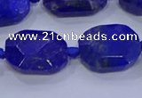 CNG5817 15.5 inches 10*14mm - 12*16mm faceted freeform lapis lazuli beads