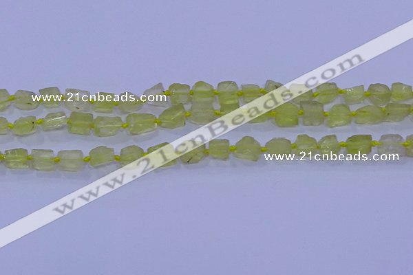 CNG5903 15.5 inches 4*6mm - 6*10mm nuggets rough lemon quartz beads