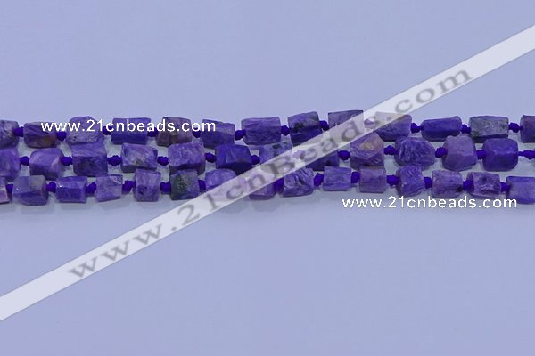 CNG5906 15.5 inches 4*6mm - 6*10mm nuggets rough charoite beads