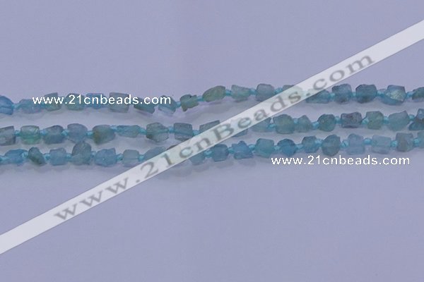 CNG5908 15.5 inches 4*6mm - 6*10mm nuggets rough light apatite beads