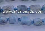 CNG5915 15.5 inches 4*6mm - 6*10mm nuggets rough larimar beads