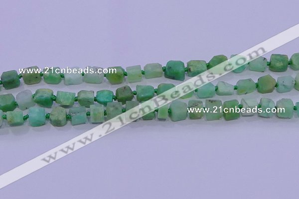 CNG5916 4*6mm - 6*10mm nuggets rough Australia chrysoprase beads