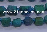 CNG5917 15.5 inches 4*6mm - 6*10mm nuggets rough chrysocolla beads