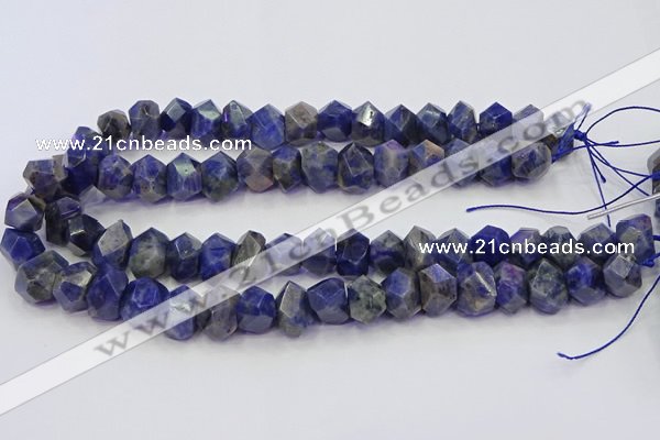 CNG5928 15.5 inches 10*14mm - 13*18mm faceted nuggets sodalite beads