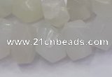 CNG5931 10*14mm - 13*18mm faceted nuggets white moonstone beads