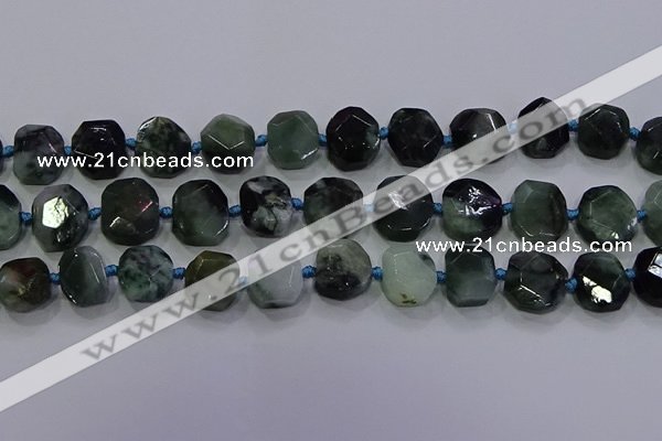 CNG5936 10*12mm - 10*14mm faceted freeform jade beads