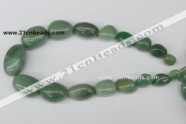 CNG60 15.5 inches 10*14mm - 20*35mm nuggets green aventurine beads