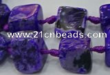 CNG6002 15.5 inches 12*16mm - 15*18mm nuggets agate beads