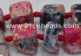 CNG6004 15.5 inches 12*16mm - 15*18mm nuggets agate beads