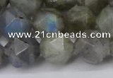 CNG6038 15.5 inches 12mm faceted nuggets labradorite beads