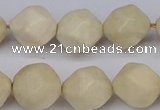 CNG6049 15.5 inches 12mm faceted nuggets jasper beads