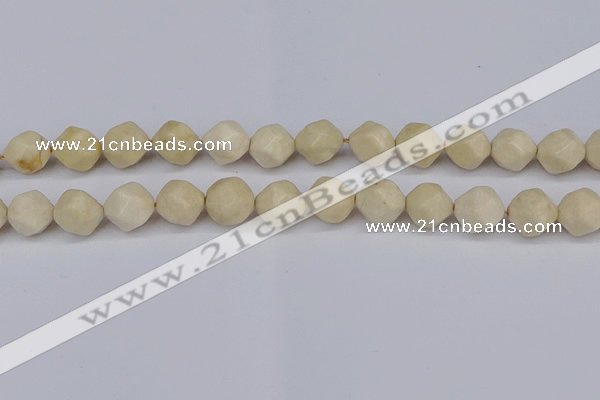 CNG6049 15.5 inches 12mm faceted nuggets jasper beads